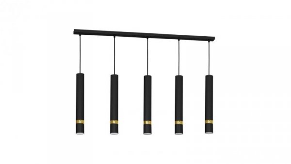 Lampa wisząca JOKER BLACK/GOLD 5xGU10 MLP6121 Milagro