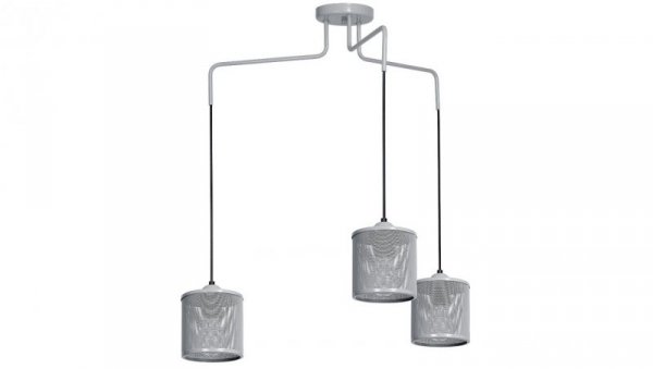 Lampa wisząca LOUISE GREY 3xE27 MLP645 Milagro