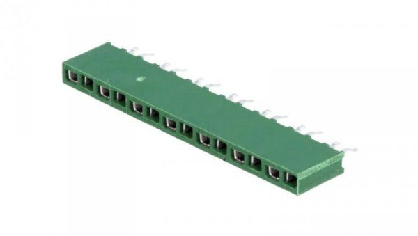 Gniazdo kołkowe HV-100 żeńskie 14-pin proste 2,54mm THT 1x14 1-215297-4