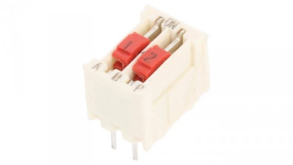 Przełącznik DIP-SWITCH Liczba biegunów 2 OFF-ON 0.025A 50VDC Poz 2 5161390-2