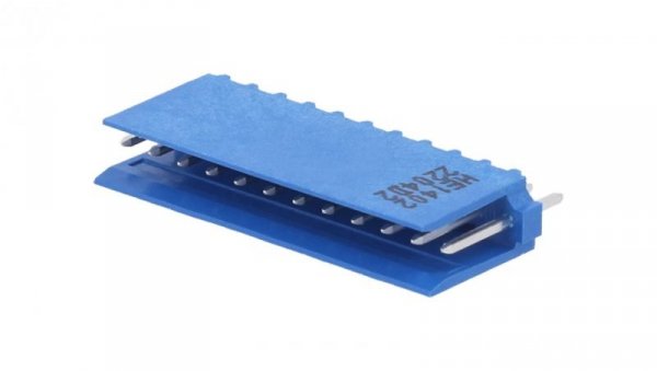Gniazdo przewód-płytka męskie HE14 2,54mm 12-pin proste THT 1-281695-2