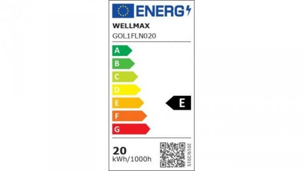Naświetlacz LED 20W 95lm/W 1900lm IP65 Neutralna 4000K SAMSUNG / GOL1FLN020