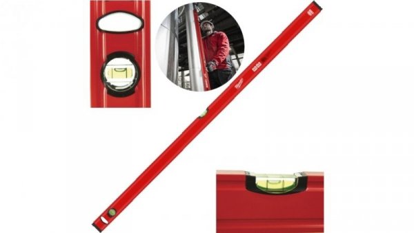 Poziomnica SLIM 120cm 2 libelle MILWAUKEE