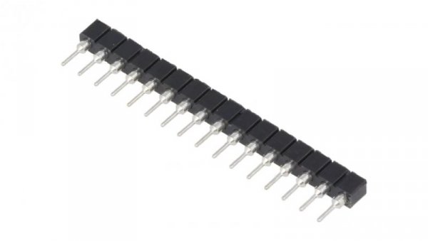 Podstawka SIP 16-pin THT 2,54mm Pokrycie pozłacany flash 1-1814655-1