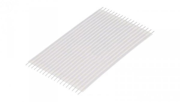 Złącze zwora elastyczna R.taśmy 2,54mm L 76,2mm proste 3-1437144-8