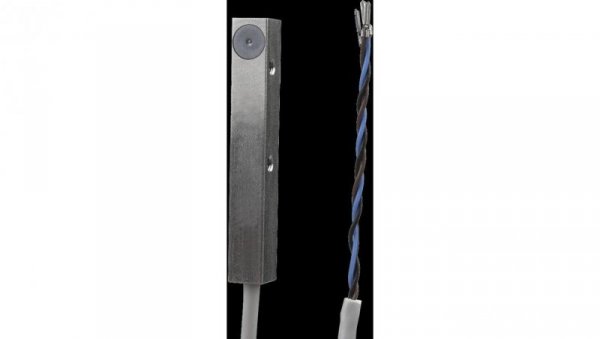 IB090151BF, czujnik indukcyjny, 55x8x8mm, płaski, Sn: 2, 10-30V DC, 0-140C, PNP NO, kabel 5m silikonowy, IP65
