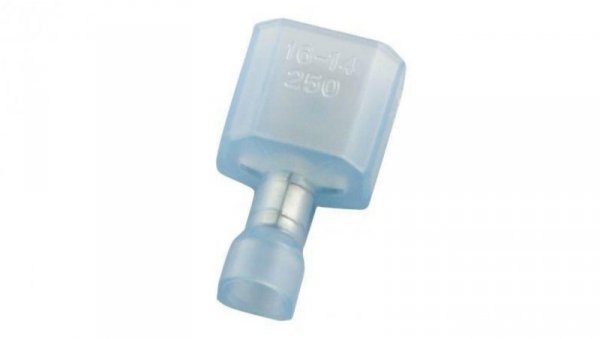 Konektor płaski Męski 0.8 x 6.35mm 1.5 › 2.5 mm2, 16 › 14 AWG długość 22mm Izolacja: Izolowane /100szt./