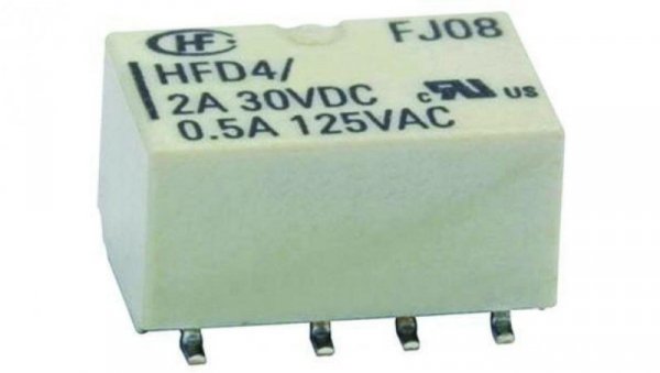 Przekaźnik sygnału, 24V dc, 2 A, DPDT, 2-polowy, montaż PCB, RS PRO
