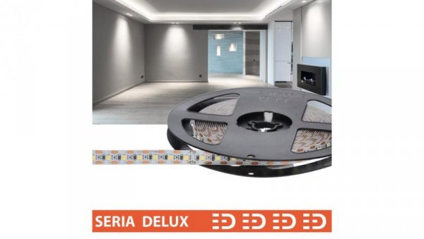 Taśma Delux 12V OneCut 100 led 6500K 900lm SMD2835 (5)