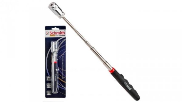 Chwytak magnetyczny teleskopowy LED 81cm Schmith