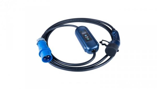 Ładowarka do samochodów elektrycznych Akyga AK-EC-14 CEE 3pin Type2 LCD 1-faza 32A 7.2kW 5m