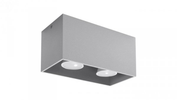 Plafon QUAD MAXI szary
