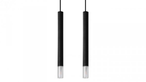 Lampa wisząca WEZYR 2 czarna
