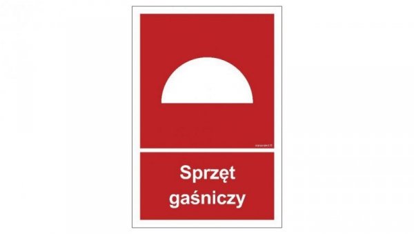 ZNAK - BB024 Przeciwpożarowy wyłącznik prądu kotłowni 50 x 74 cm KS - Folia podłogowa foto.