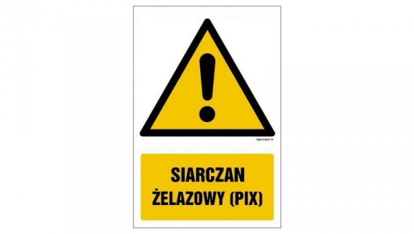 ZNAK - GF055 Siarczan żelazowy (PIX) 50 x 75 cm FS - Folia samoprzylepna foto.