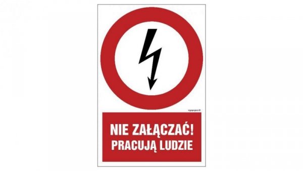 ZNAK - HC001 Niebezpieczeństwo dla życia 70 x 105 cm PN - Płyta 1mm