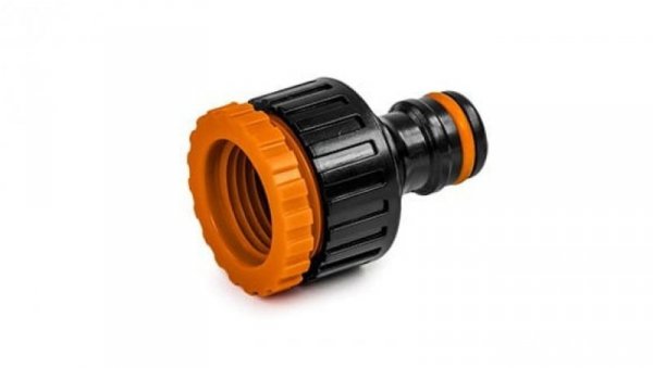 Przyłącze na kran 3/4` / 1/2` z etykietą ECO-PWB2198 BLACK LINE BRADAS