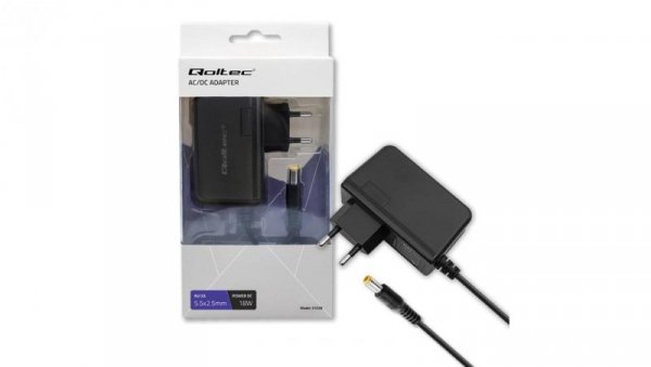 Qoltec Zasilacz wtyczkowy 18W 9V 2A 5.5*2.5