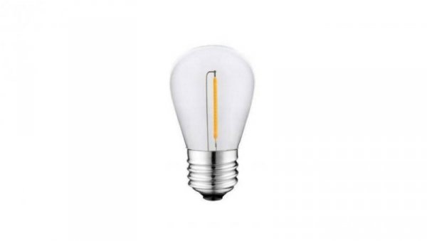 Żarówka E27 filament led 1W RETRO ST45 2700K ciepła biała