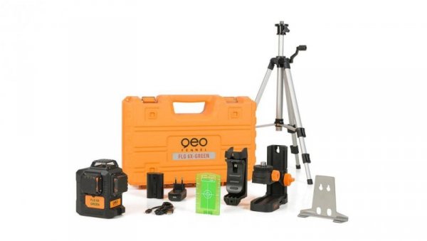 Zielony laser krzyżowy płaszczyznowy 3x360 FLG 6X­GREEN MAXI SET 12-310-35