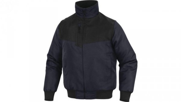 Wiatrówka z poliestru oxford powlekanego PU z odpinanymi rękawami RENO2, kolor: granatowo-czarny, rozmiar: 3XL / RENO2MN3X
