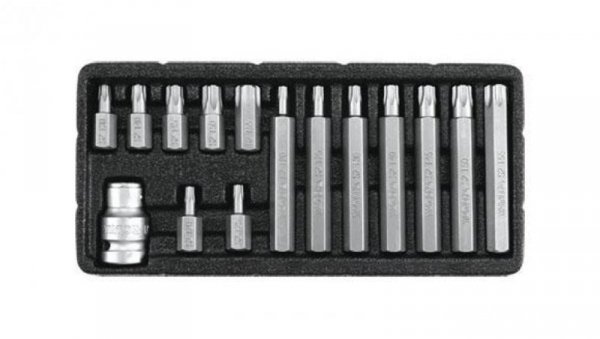 KOMPLET KLUCZY TORX T20-T55 15SZTUK