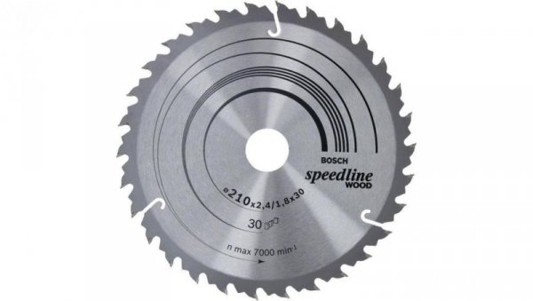 PIŁA TARCZOWA H SPEEDLINE 210*2,6*30Z30