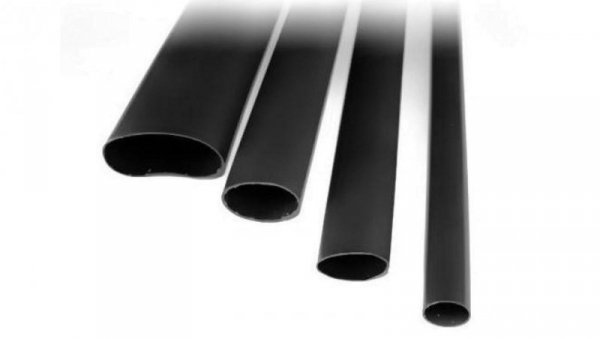 Rura termokurczliwa pogrubiana z klejem dł.1200mm śr. 180mm/60mm