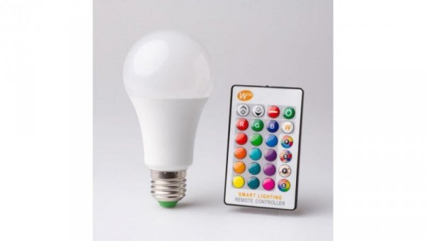 Żarówka Led E27 8W RGBW