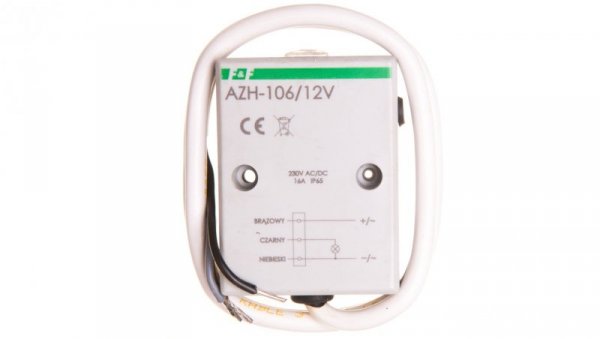 Automat zmierzchowy 16A 12V AC/DC 2-1000lx obudowa AZH-106-12V