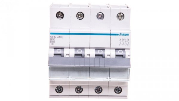 Wyłącznik nadprądowy 4P B 10A 6kA AC MBN410E