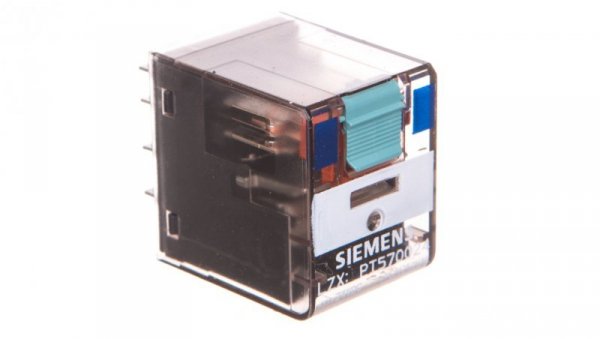 Przekaźnik wtykowy serii PT 4P 24V DC 6A szerokość 22,5mm LZX:PT570024