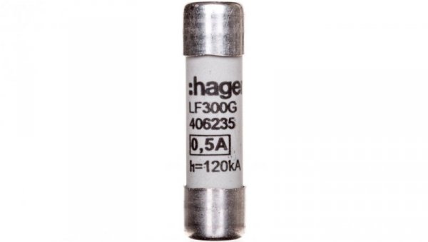 Wkładka topikowa cylindryczna BiWtz 10x38mm gG 0,5A 500V AC LF300G /10szt./