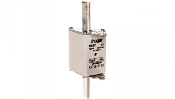 Wkładka bezpiecznikowa NH2C 200A 500V gG LNH2200M