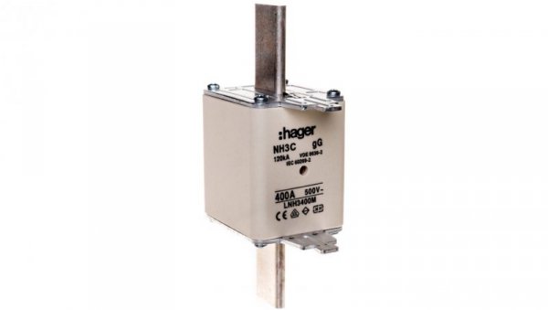 Wkładka bezpiecznikowa NH3C 400A 500V gG LNH3400M