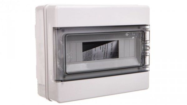 Rozdzielnica modułowa 1x12 natynkowa drzwi transp. seria 620 IP65 280x220x100 szara EC62012 /opak. 8/