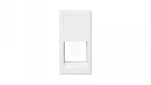 Simon Connect Płytka K45/2 1x RJ bez osłon 225x45mm 3M OCK czysta biel KA045/9