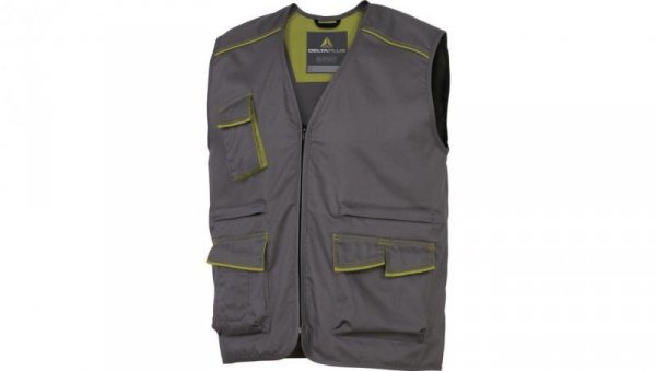 Kamizelka panostyle z poliestru (65) i bawełny (35) 235 g/m? kolor szaro-zielony rozmiar 3XL CORP M6GILGR3X