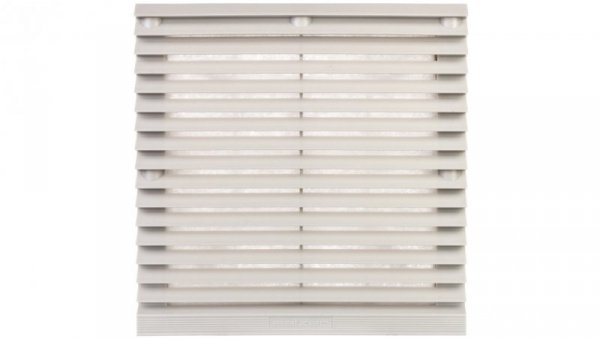 Kratka plastikowa z filtrem dla wentylatorów 172x150mm RAL7035 ZL-804 RAL7035