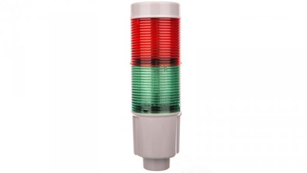 Kolumna sygnalizacyjna o średnicy 45mm, światło zielone i czerwone ciągłe LED 24VDC 8LT4K02BG