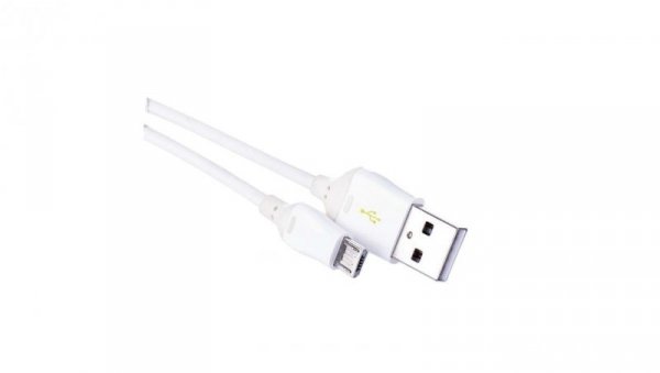 Przewód Quick Charge 2A USB 2.0 High Speed 1m USB - microUSB SM7004W