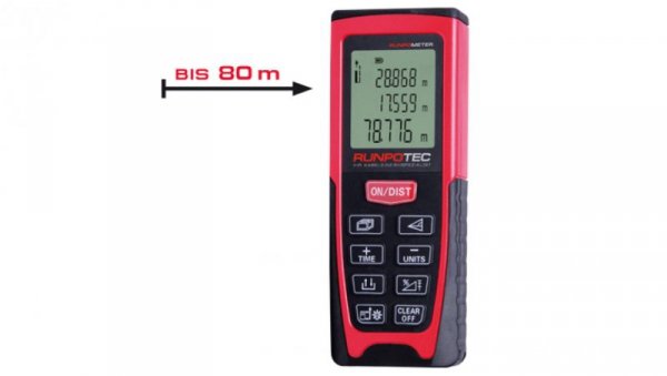 Dalmierz laserowy do 80m RUNPOMETER RM80 10108