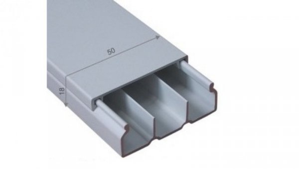 Kanał elektroinstalacyjny MKE 18/50 3k - /2m/ 111302T /10szt/