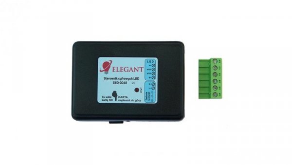Kontroler RGB IC ELEGANT S60-2048 12VDC IC DIGITAL ws2811/ws2812 do 2048 pikseli sterownik na kartę