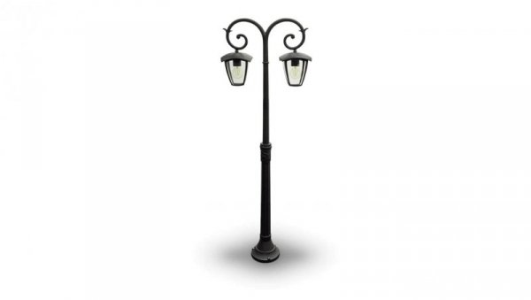 Lampa Ogrodowa Pole VT-738 2xE27 Max. 60W Czarna 7061