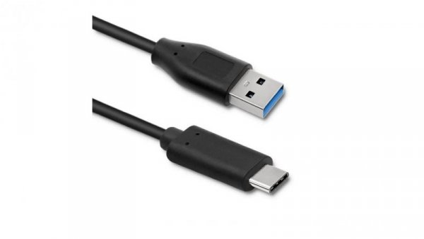 Qoltec Kabel USB 3.1 typ C męski USB 3.0 A męski 1m