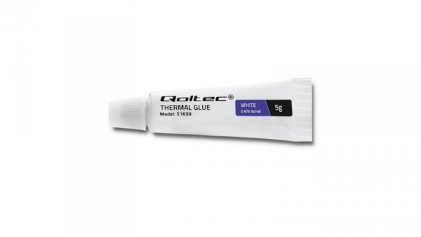 Qoltec Klej termoprzewodzący 0.975 W/m-K 5g Biały