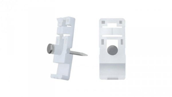 Qoltec Uchwyt / Klip do kabli 15x13mm naścienny