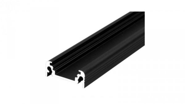 Profil led Surface10 1m anodowany czarny BC/UX nawierzchniowy 77260021