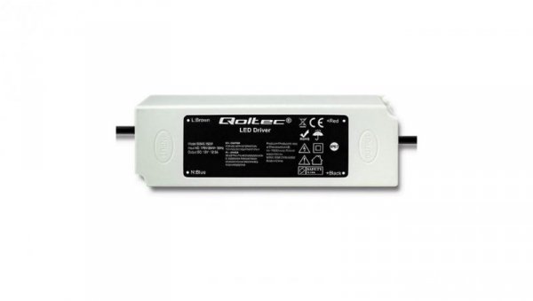 Qoltec Zasilacz impulsowy LED IP67 150W 12V 12.5A Wodoodporny Biały